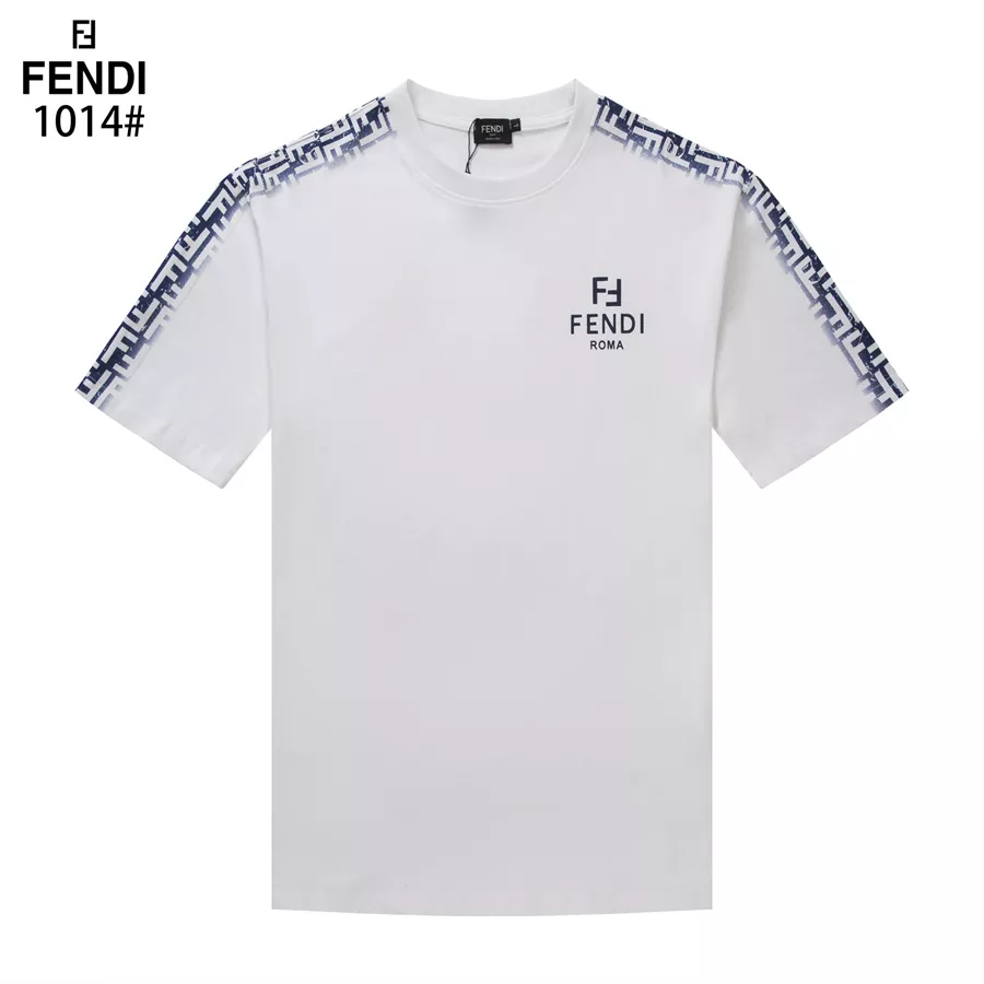 fendi t-shirt manches courtes pour unisexe s_12771a5